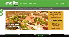 Desktop Screenshot of moltopizzaonline.co.uk