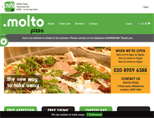 Tablet Screenshot of moltopizzaonline.co.uk